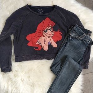 Disney crop sweater